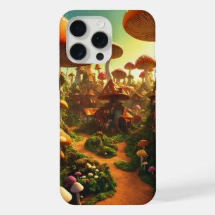 Village de champignons psychédéliques – Rendu 3D c