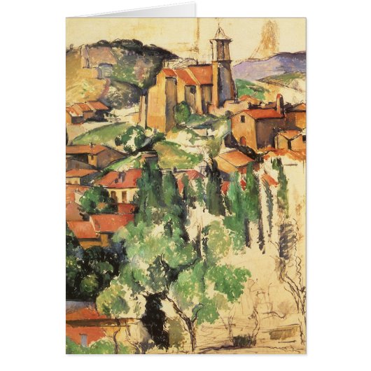 Village de Gardanne par Paul Cezanne, Art ancien (Devant)