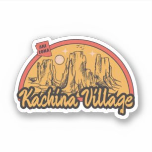 Village de Kachina, Arizona  Autocollant