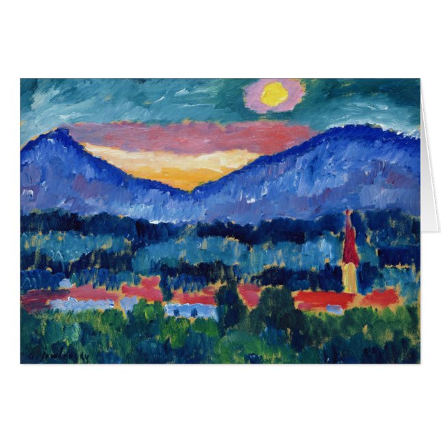 Village de montagne, 1910 (Devant horizontal)