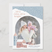 Village de neige | Carte de vacances photo (Devant)