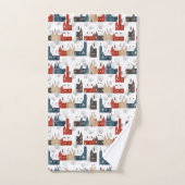 Village de neige de Noël Cosy Festive Nostalgale (Serviette à main)