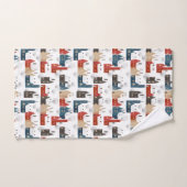 Village de neige de Noël Cosy Festive Nostalgale (Serviette à main)