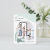 Village de neige | Photo Holiday Moving Faire-part (Debout devant)