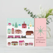 Village de Noël Cartes de fin de année (Debout devant)