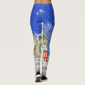 Village de Noël Joyeux leggings (Dos)