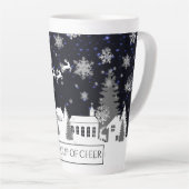 Village de Noël Latte Mug (Angle droit)