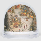 Village de Noël miniature Hiver couvert de neige (Arrière)