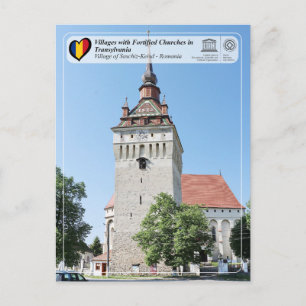 Village de Saschiz-Keisd UNESCO carte postale