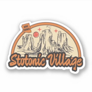 Village de Stotonic, Arizona  Autocollant