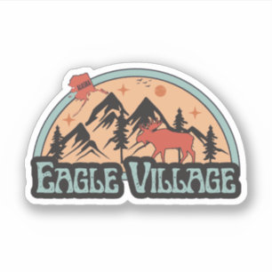 Village d'Eagle, Autocollant Alaska