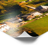 Village des Dolomites en automne photo imprimer (Coin)