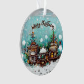 Village d'hiver Fairytale Maisons Snowflake (devant)