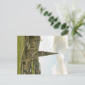 Village et église Edensor - carte postale (Debout devant)