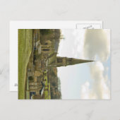 Village et église Edensor - carte postale (Devant / Derrière)