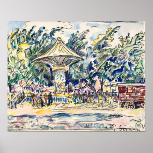 Village Festival (La Vogue) (ca. 1920) Poster (Voorkant)