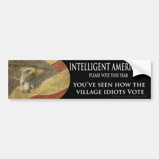 Village Idiots Bumpersticker (Voorkant)