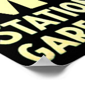 Village in Mont Blanc, Frankrijk Poster (Hoek)