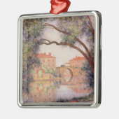 Village in Normandy Metalen Ornament (Links)