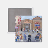 Village in Provence Magneet (Voorkant / Achterkant)