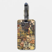 Village italien - étiquette bagage (Dos Vertical)