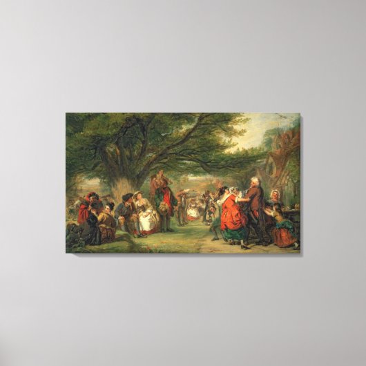 Village Merrymaking Canvas Afdruk (Voorkant)