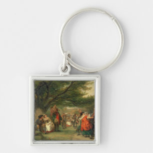 Village Merrymaking Sleutelhanger