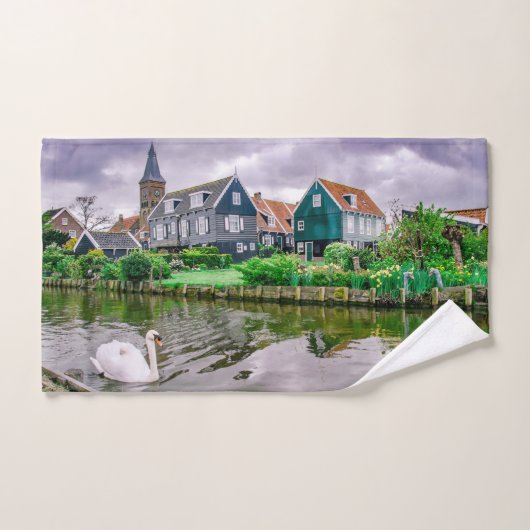 Village néerlandais Marken (Serviette à main)