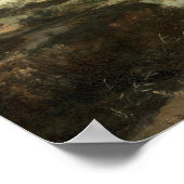 Village près de Pool Meindert Hobbema Poster d'art (Coin)