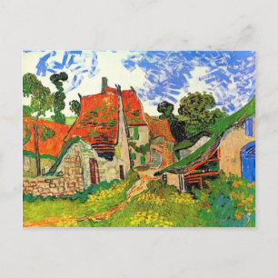 Village Street Auvers Van Gogh Fine Art Briefkaart