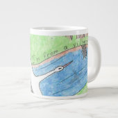 Village Vibes Extra Grote Beker (Voorkant rechts)