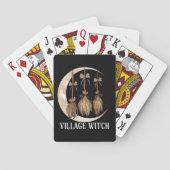 Village Witch Gothic Occult Wicca Pagan Natuur Pokerkaarten (Achterkant)