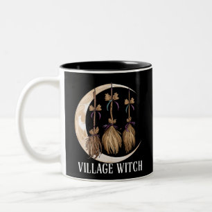 Village Witch Gothic Occult Wicca Pagan Natuur Tweekleurige Koffiemok