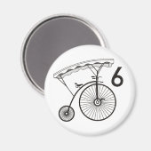 Villager 6-badge magneet (Voorkant / Achterkant)