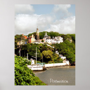 VILLAGES VAN WALES POSTER