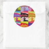 VILLAGES VAN WALES RONDE STICKER (Tas)