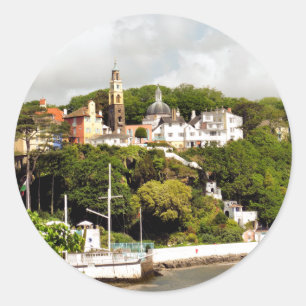 VILLAGES VAN WALES RONDE STICKER
