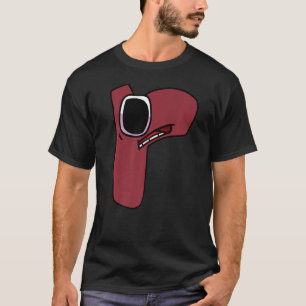 Villain Animated Lowercase Letter of Boys Alphabet T-shirt