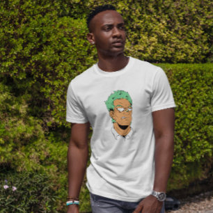 Villain Anime Guy Face T-shirt