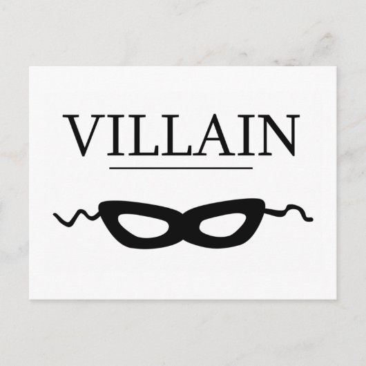 Villain Briefkaart (Voorkant)