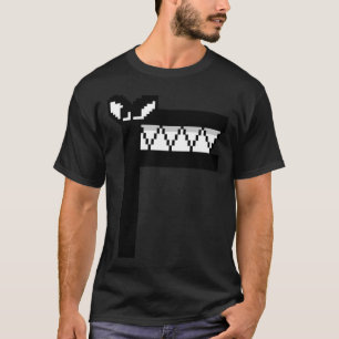 Villain Letter F Costume Boys Pixel Alphabet Lore T-shirt