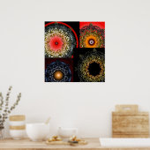 Villain Mandala Collage Poster (Keuken)