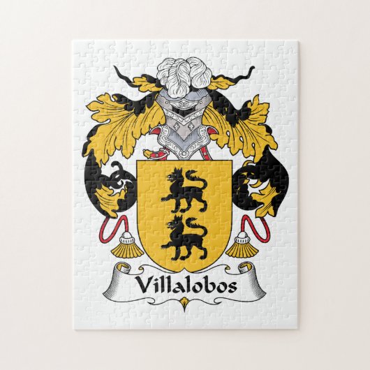Villalobos Family Crest Legpuzzel (Verticaal)
