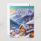 Villard de Lens Briefkaart (Voorkant / Achterkant)