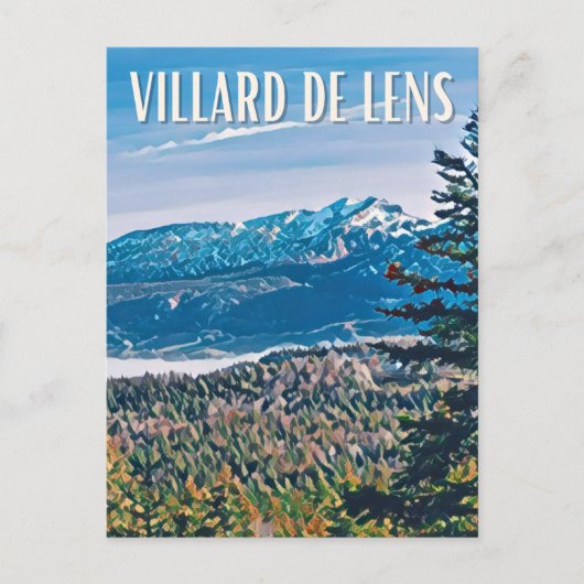 Villard-de-Lens Briefkaart (Voorkant)