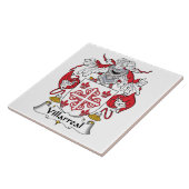 Villarreal Family Crest Tegeltje (Zijkant)