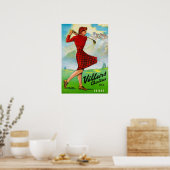 Villars, Alpes suisses, Affiche de ski (Cuisine)