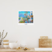 Villas at Bordighera Claude Monet Poster (Keuken)