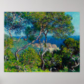 Villas in Bordighera door Claude Monet Poster (Voorkant)