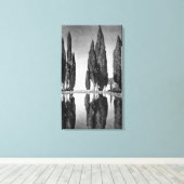 villa's & tuinen: het reservoir canvas afdruk (Insitu (Houten vloer))